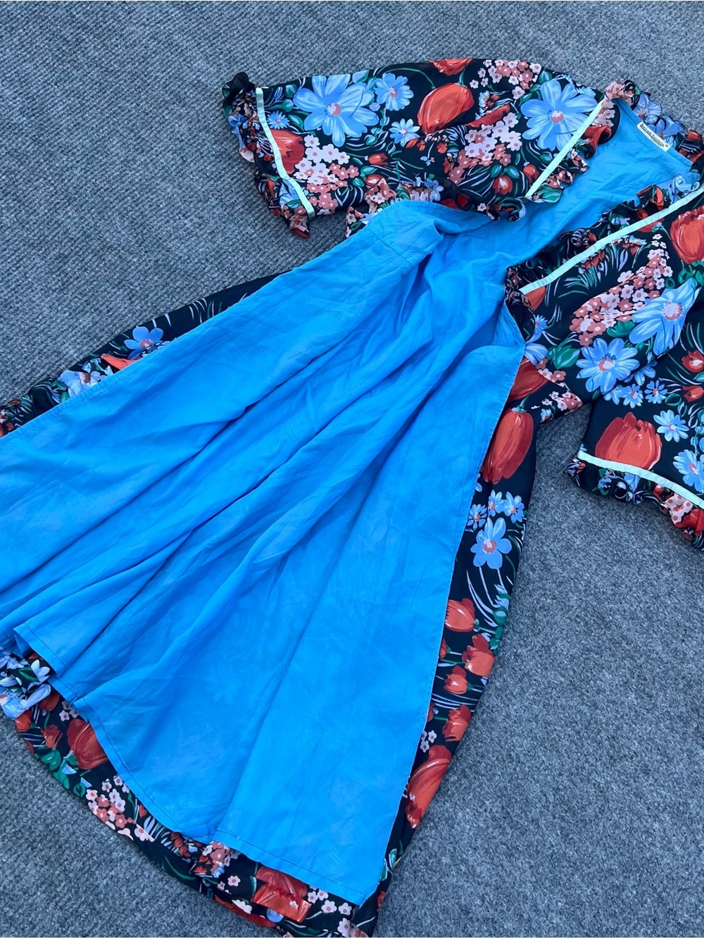Vintage 60s Italian Robe - Picture 3 of 7